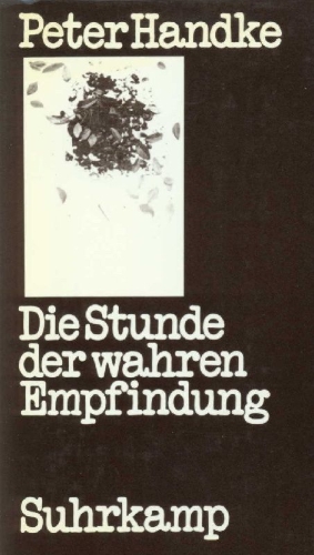 Buchcover und Innenansicht für das Buch: Die Stunde der wahren Empfindung