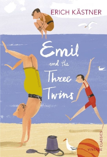 Buchcover und Innenansicht für das Buch: Emil und die drei Zwillinge