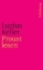 Buchcover und Innenansicht für das Buch: Proust lesen
