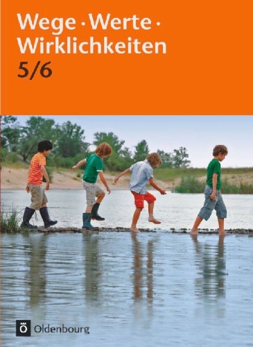Buchcover und Innenansicht für das Buch: Wege. Werte. Wirklichkeiten. Jahrgangsstufe 5/6