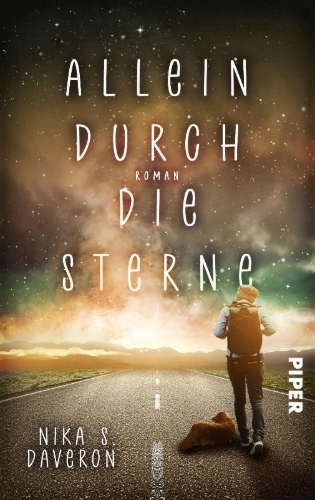 Buchcover und Innenansicht für das Buch: Allein durch die Sterne
