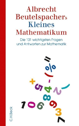 Buchcover und Innenansicht für das Buch: Albrecht Beutelspachers Kleines Mathematikum