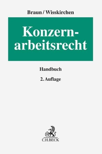 Buchcover und Innenansicht für das Buch: Konzernarbeitsrecht