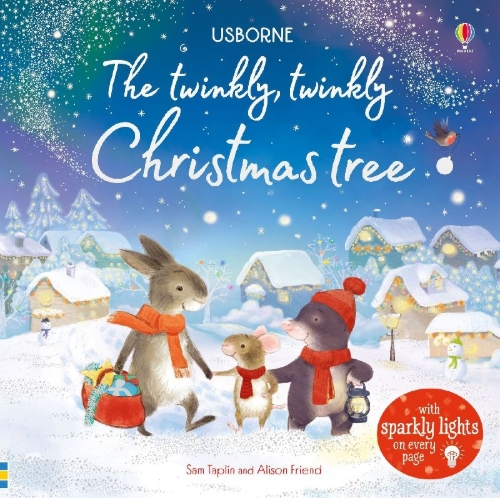 Buchcover und Innenansicht für das Buch: The Twinkly Twinkly Christmas Tree