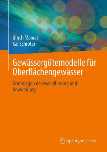 Buchcover und Innenansicht für das Buch: Gewässergütemodelle für Oberflächengewässer