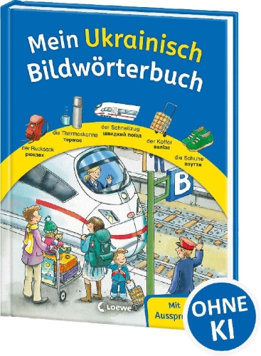 Buchcover und Innenansicht für das Buch: Mein Ukrainisch Bildwörterbuch