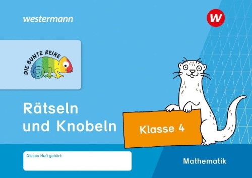 Buchcover und Innenansicht für das Buch: DIE BUNTE REIHE - Mathematik. Rätseln und Knobeln, Klasse 4