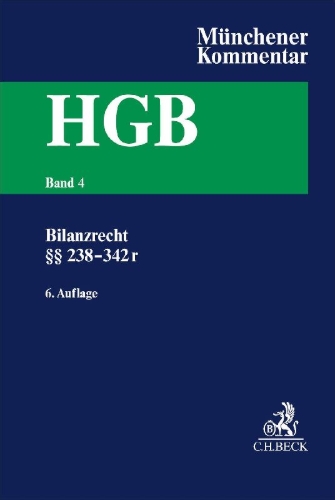 Buchcover und Innenansicht für das Buch: Münchener Kommentar zum Handelsgesetzbuch  Bd. 4: Drittes Buch. Handelsbücher §§ 238-342r HGB