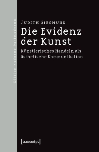 Buchcover und Innenansicht für das Buch: Die Evidenz der Kunst