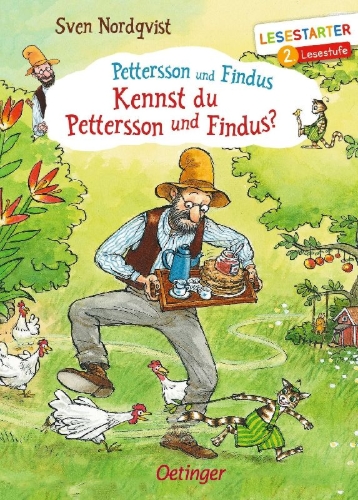 Buchcover und Innenansicht für das Buch: Känner du Pettson och Findus? / Var är Pettson?