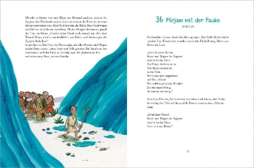 Buchcover und Innenansicht für das Buch: Herders Bibel zur Erstkommunion