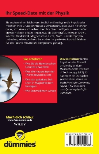Buchcover und Innenansicht für das Buch: Physik kompakt für Dummies