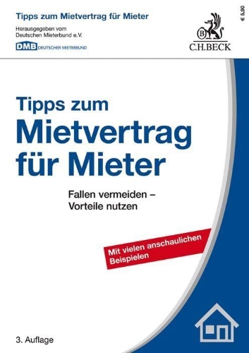 Buchcover und Innenansicht für das Buch: Tipps zum Mietvertrag für Mieter