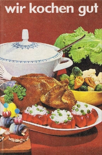 Buchcover und Innenansicht für das Buch: Wir kochen gut