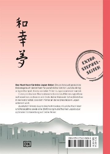 Buchcover und Innenansicht für das Buch: Reisetagebuch Japan
