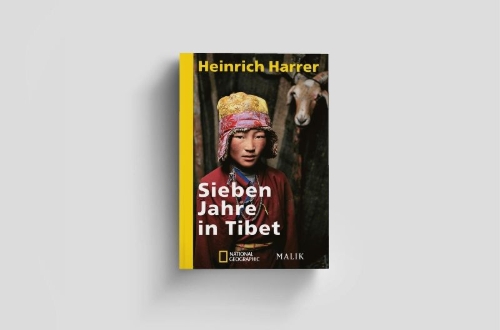 Buchcover und Innenansicht für das Buch: Sieben Jahre in Tibet
