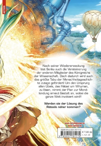 Buchcover und Innenansicht für das Buch: Dr. Stone