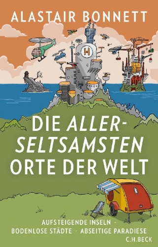Buchcover und Innenansicht für das Buch: Beyond the Map. Unruly Enclaves, Ghostly Places, Emerging Lands and Our Search for New Utopias