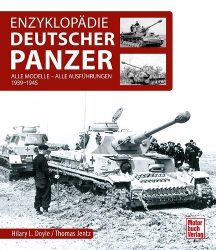 Buchcover und Innenansicht für das Buch: Enzyklopädie Deutscher Panzer