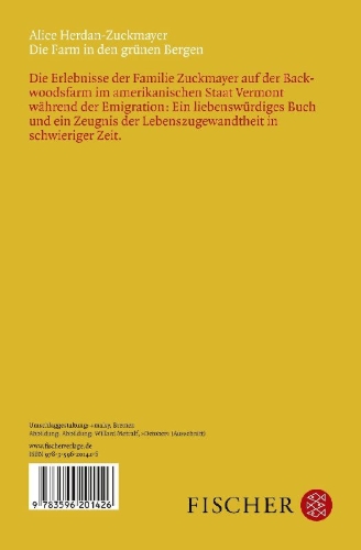 Buchcover und Innenansicht für das Buch: Die Farm in den grünen Bergen