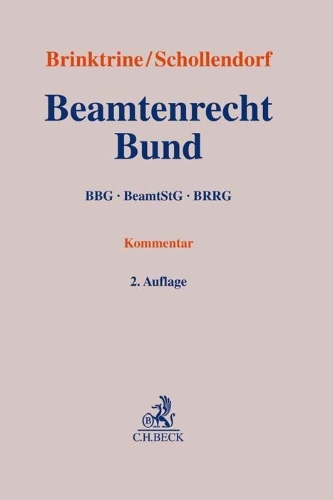 Buchcover und Innenansicht für das Buch: Beamtenrecht Bund