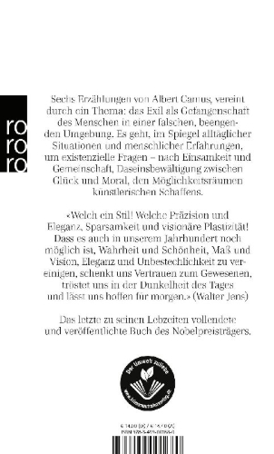 Buchcover und Innenansicht für das Buch: L'exil et le royaume