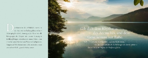 Buchcover und Innenansicht für das Buch: Meine Momente zum Durchatmen