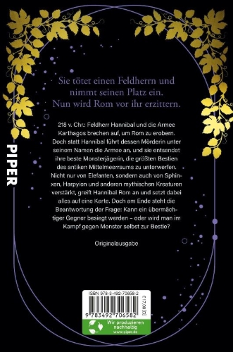 Buchcover und Innenansicht für das Buch: Ich, Hannibal