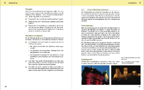 Buchcover und Innenansicht für das Buch: Meine kleine Fotoschule