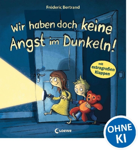 Buchcover und Innenansicht für das Buch: Wir haben doch keine Angst im Dunkeln!