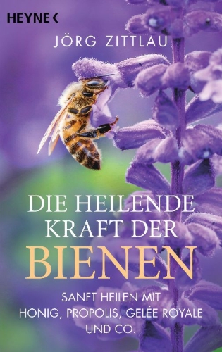 Buchcover und Innenansicht für das Buch: Die heilende Kraft der Bienen