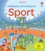 Buchcover und Innenansicht für das Buch: Aufklappen und Entdecken: Sport