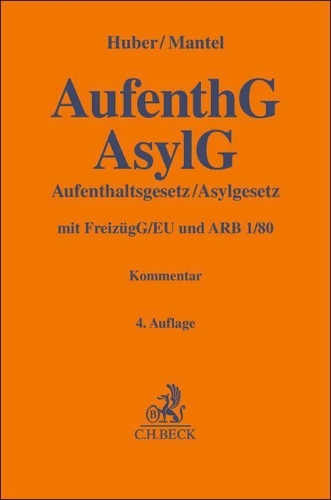 Buchcover und Innenansicht für das Buch: AufenthG / AsylG