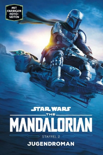 Buchcover und Innenansicht für das Buch: Star Wars: The Mandalorian Junior Novel Season 2