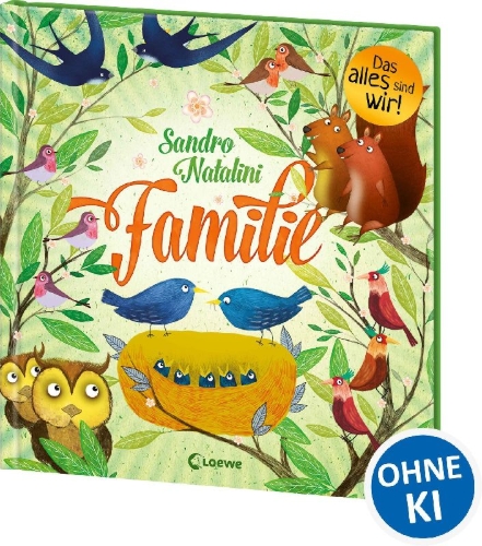 Buchcover und Innenansicht für das Buch: In famiglia