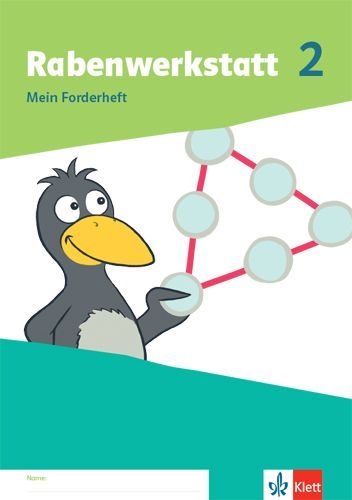 Buchcover und Innenansicht für das Buch: Rabenwerkstatt 2. Mein Forderheft Klasse 2