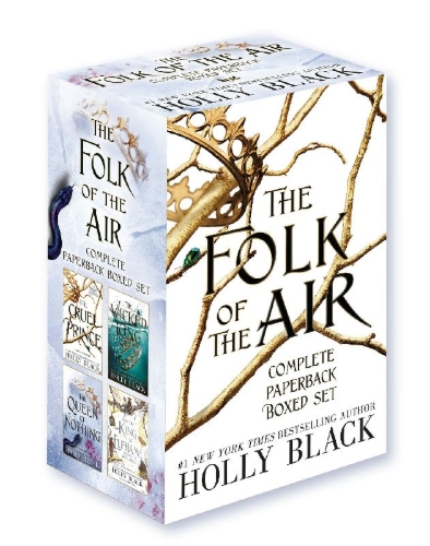 Buchcover und Innenansicht für das Buch: The Folk of the Air Complete Paperback Boxed Set