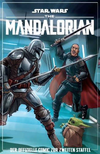 Buchcover und Innenansicht für das Buch: Star Wars: The Mandalorian -The Graphic Novel of Season 2