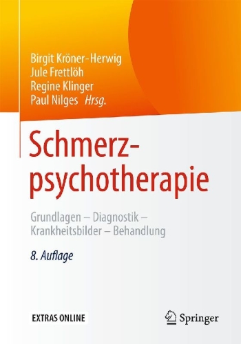 Buchcover und Innenansicht für das Buch: Schmerzpsychotherapie