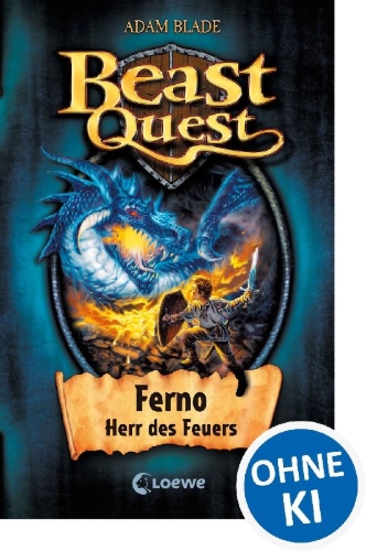 Buchcover und Innenansicht für das Buch: Ferno the Fire Dragon