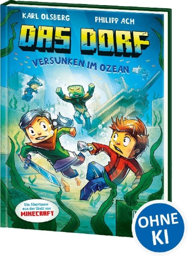 Buchcover und Innenansicht für das Buch: Das Dorf (Band 5) - Versunken im Ozean
