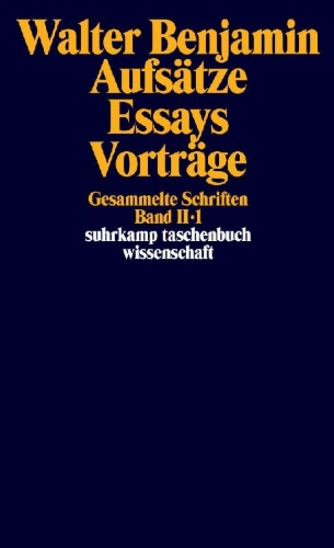 Buchcover und Innenansicht für das Buch: Gesammelte Schriften II. Aufsätze, Essays, Vorträge