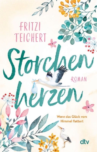 Buchcover und Innenansicht für das Buch: Storchenherzen