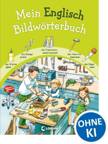Buchcover und Innenansicht für das Buch: Mein Englisch Bildwörterbuch