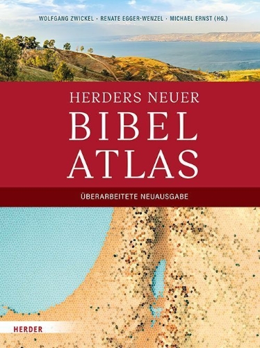 Buchcover und Innenansicht für das Buch: Herders neuer Bibelatlas