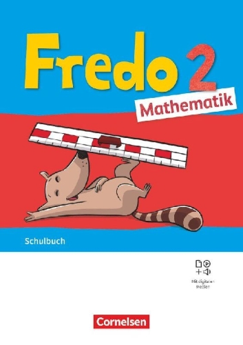 Buchcover und Innenansicht für das Buch: Fredo Mathematik 2. Schuljahr. Ausgabe A - Schulbuch mit "Das kann ich jetzt!"-Heft, Kartonbeilagen und digitalen Medien