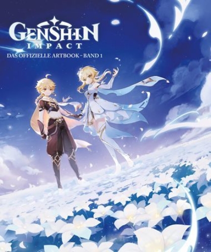 Buchcover und Innenansicht für das Buch: Genshin Impact - Das offizielle Artbook I