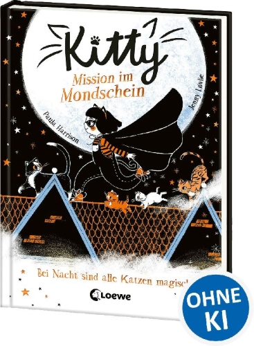 Buchcover und Innenansicht für das Buch: Kitty and the Moonlight Rescue