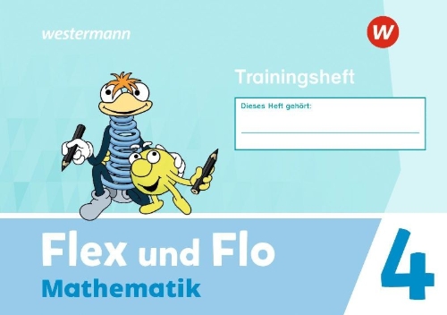 Buchcover und Innenansicht für das Buch: Flex und Flo 4. Trainingsheft