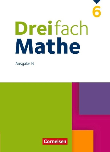Buchcover und Innenansicht für das Buch: Dreifach Mathe 6. Schuljahr. Niedersachsen - Schülerbuch